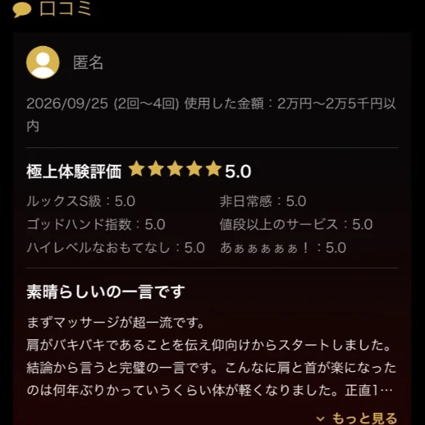 口コミありがとう😍❤️