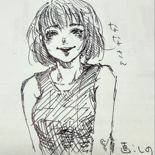 似顔絵🫣💕💕いつもは隠れてるとこ…