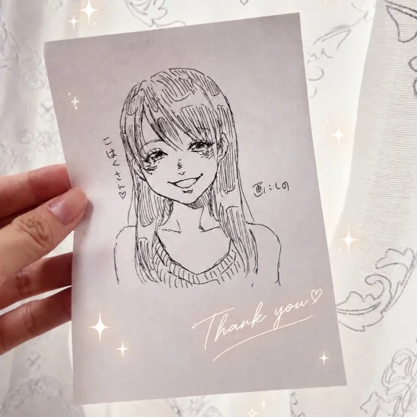 描いてもらったよ〜♡