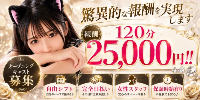 岡山メンズエステねこかのの求人募集イメージ2