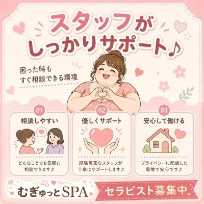 むぎゅっとSPA 〜ぽっちゃり〜のメリットイメージ(3)
