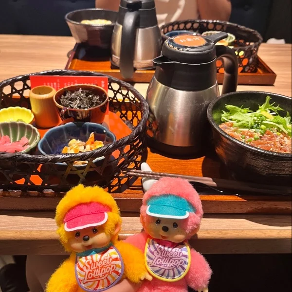 〇んちゃんとご飯食べました