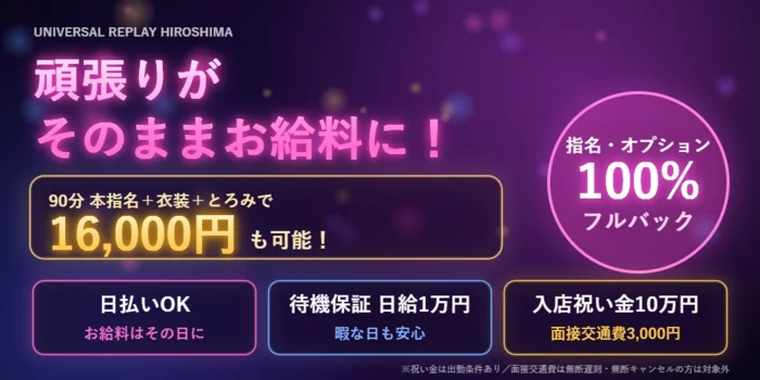 UNIVERSAL REPLAY HIROSHIMAの求人募集イメージ2