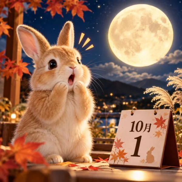 🍂 えー！明日から10月！？
