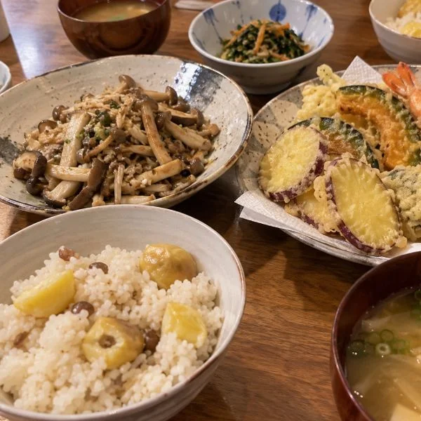 🍁 今日は秋ごはん♡
